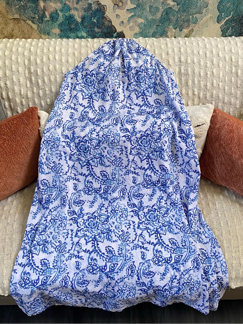 {Caroline Constas} Linen Halter Dress